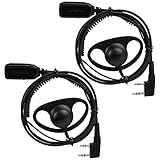 Eng am Ohr anliegen; EEK017 D Form 2 Wege Radio Ohrhörer; geeignet für linkes und rechtes Ohr; Lässt sich nicht so leicht fallen und eignet sich für Szenarien; in denen das Headset lange getragen werden muss