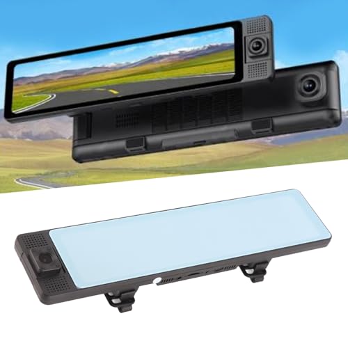 Espejo retrovisor con cámara antirrobo 4K para proteger tu coche en ciudad 2