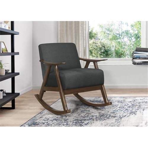 Sillón Plegable Textil Gris miniatura 2