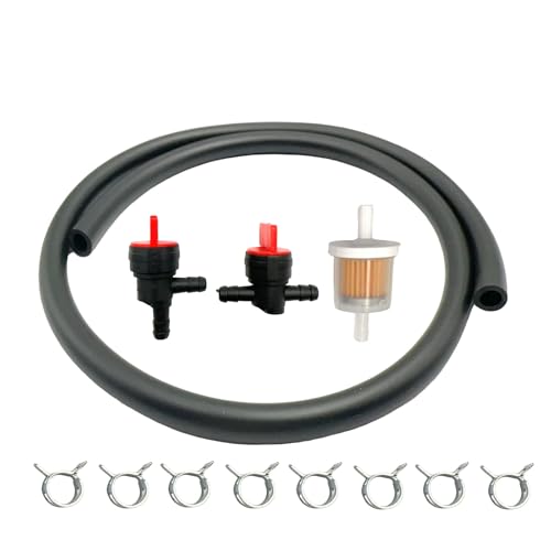 Fuel Line with Fuel Shut Off Valve Fuel Filter Lawn