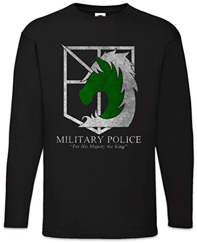T-Shirt Militaire Police Urban Backwoods à Manches Longues