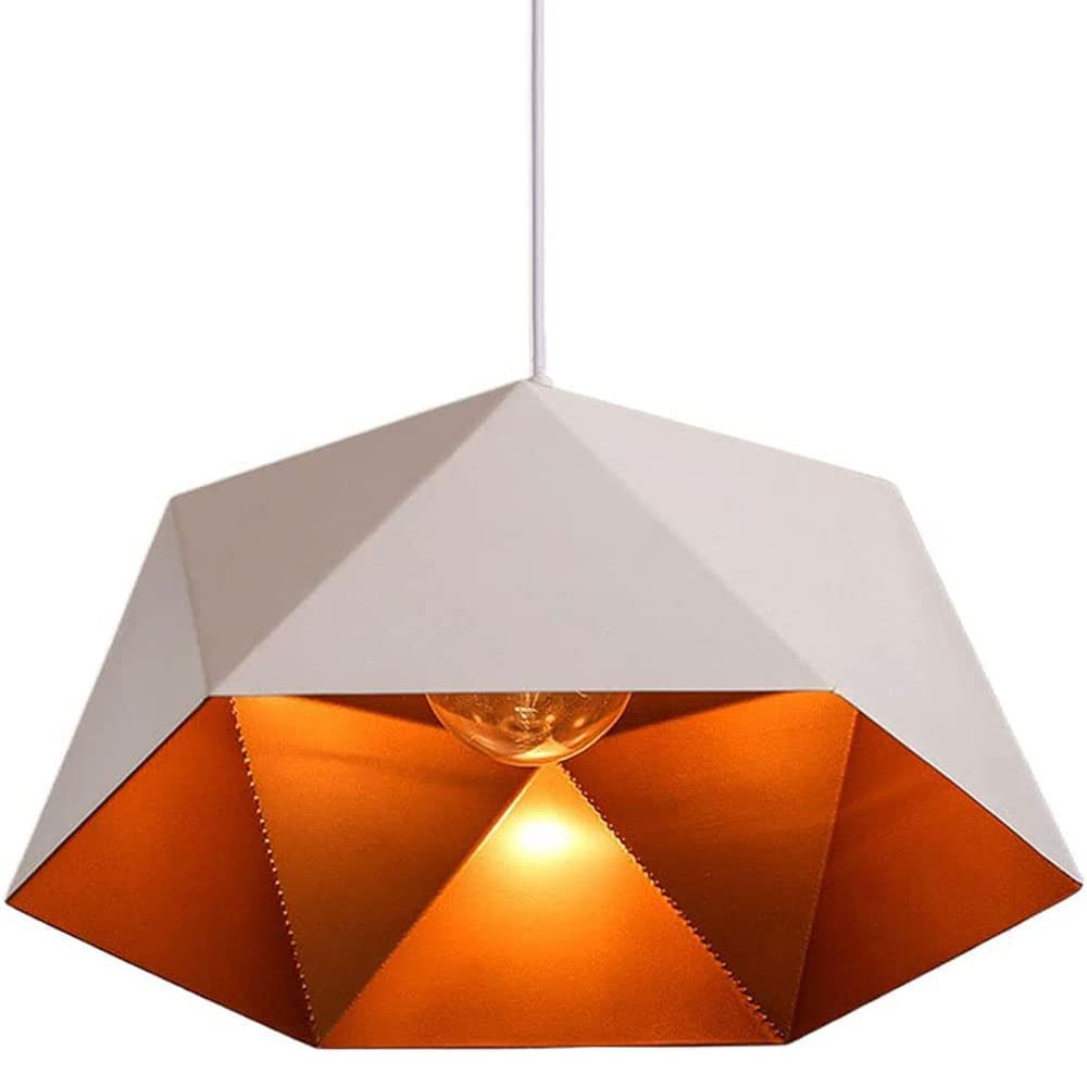 a Testa Sina con Sorgente Luminosa E27, da a Sospensione in Ferro battuto in Stile Nordico, da a Sospensione Creativa in Ferro battuto a Forma di Diamante, apparecchi di Illum