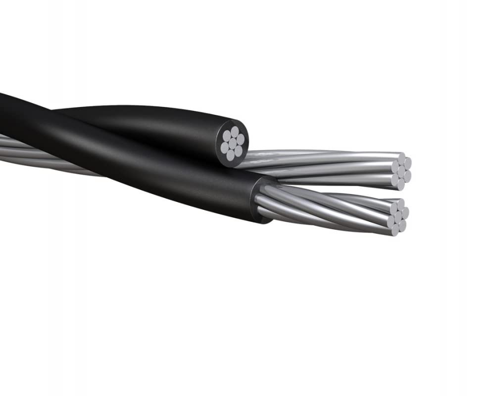 Nassau Electrical Supply Periwinkle Aluminum Triplex Overhead Service