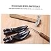 TEHAUX Mini Steel Shoe Repair Hammer for DIY Leather Craft All-Steel Construction Sturdy Tool for Shoe Making and Leather Repair Compact Size for Home and Workshop