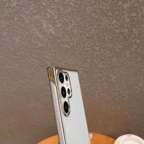 Coque Samsung S20 mince sans cadre rigide transparente argent - 5