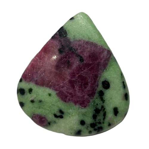 Rubis zoïsite naturel poire pour imaginer et créer vos parures de colliers artisanaux uniques