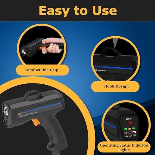 Ionizing Air Gun - Anti Static Eliminator for Auto Painting, Electronics, Film Packaging & Precision Machinery - Pulse Type Static Control Tool