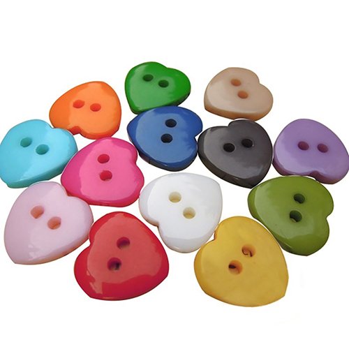 600 pièces boutons résine ronde en forme de bouton fonctionnel coloré pour vêtements artisanat
