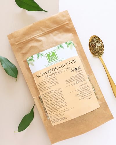 Schwedenbitter Ansatz Maria Treben von der Grünen Essenz - Schwedenkräuter Ansatzmischung - Schwedische Kräuter - Hildegard von Bingen Tee (250 Gramm)
