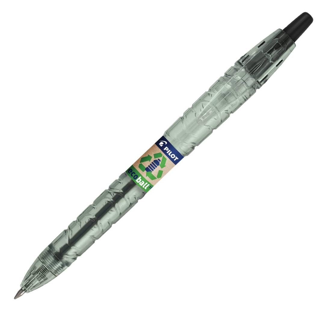 Pilot B2P ECOBALL Begreen Refillable Ballpoint Pen Medium Nib Black