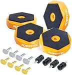 POWERTEC Bench Dog Puck - Fits 3/4" Dog Hole on Work Bench & T Track, Ideal for Sanding, Routing, Finishing & Painting, T Track Accessories - 4PK (71820)