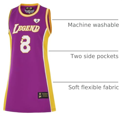 Image of 24 Womens Legend Snakeskin Basketball Sleeveless Dress | Womens Basketball Shirt,Miss You Snakeskin Hip Hop Sport Sleeveless Dress