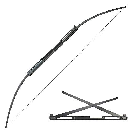 SHARROW Bogenschießen Straight Bogen Takedown Recurve Bogen und Pfeil Set 35lbs 55lbs Tragbar Gerade Bogen Langbogen mit 6er Carbonpfeile für Jugend Erwachsene Anfänger (35lbs, Typ 1)
