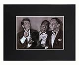 XQArtStudio The Rat Pack Portrait Art Artworks Print Picture Photograph Mini Poster Gift Wall Decor Display Size with Matted 8x10, Multicolor