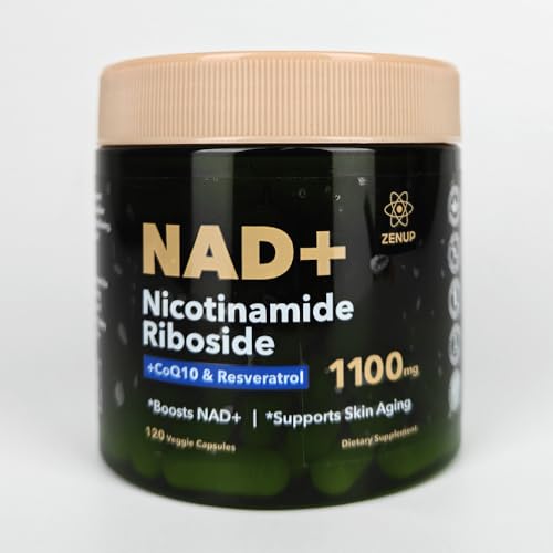 nad supplement research  1100mg liposomal nicotinamide riboside with resveratrol amp quercetin  anti-aging cellular energy mental focus  120 caps