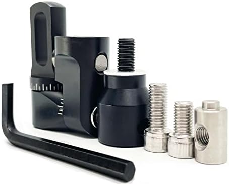 SUNYA Archery Compound Bow Stabilizer Quick Disconnect Mounting Adapter V-Bar Connect Kit for Front and Rear Bow Stabilizer Rod