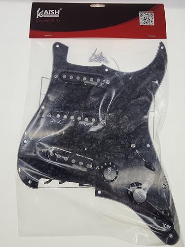 Pickguard pré-câblé KAISH avec micros Wilkinson pour un son Stratocaster transformé - 2