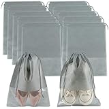 10 paquet de sacs à chaussures gris:total de 10 sacs à chaussures de voyage gris, assez pour répondre à votre utilisation quotidienne et à vos besoins de remplacement. Vous pouvez également les partager avec votre famille et vos amis