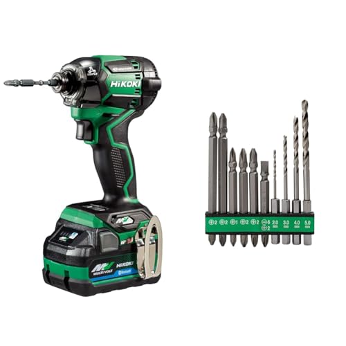 HiKOKI(ハイコーキ) 36V 充電式インパクトドライバWH36DC(XPSZ)+ビット10本セット