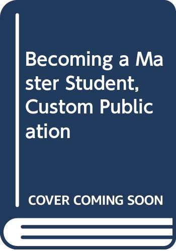 Becoming a Master Student, Custom Publication