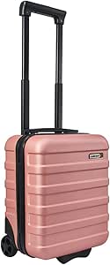 Cabin Max Anode 24L TwinWheel 40x30x20cm Wizz Air Easyjet Underseat Cabin Trolley Case (Rose Gold 40 x 30 x 20)