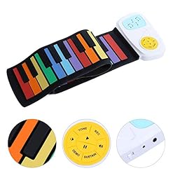 ciciglow Piano électrique Enroulable, Piano Portable et Pliable, Fonction d’enregistrement de Support, Cadeaux pour Les… - Les Beatles, Paul McCartney, John Lennon, RIngo Starr, George Harrison ciciglow Piano électrique Enroulable, Piano Portable et Pliable, Fonction d'enregistrement de Support, Cadeaux pour Les… – Image 6