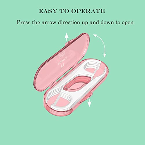 Holy Rose Dental Floss Picks Portable Case 10 Case With Adult Floss Sticks,Portable Travel Flosser Toothpicks Box Is For Home、Travel，Cleaning Teeth And Oral Care Perfect Tool(Green) #TOP2