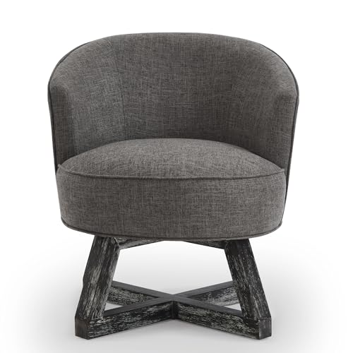 Sillón Plegable Lino Gris Oscuro miniatura 3