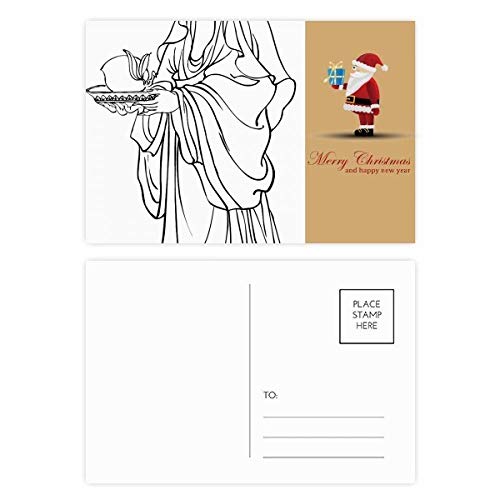 Cartes postales chinoises bouddhistes : lot de 20 illustrations spirituelles pour correspondance