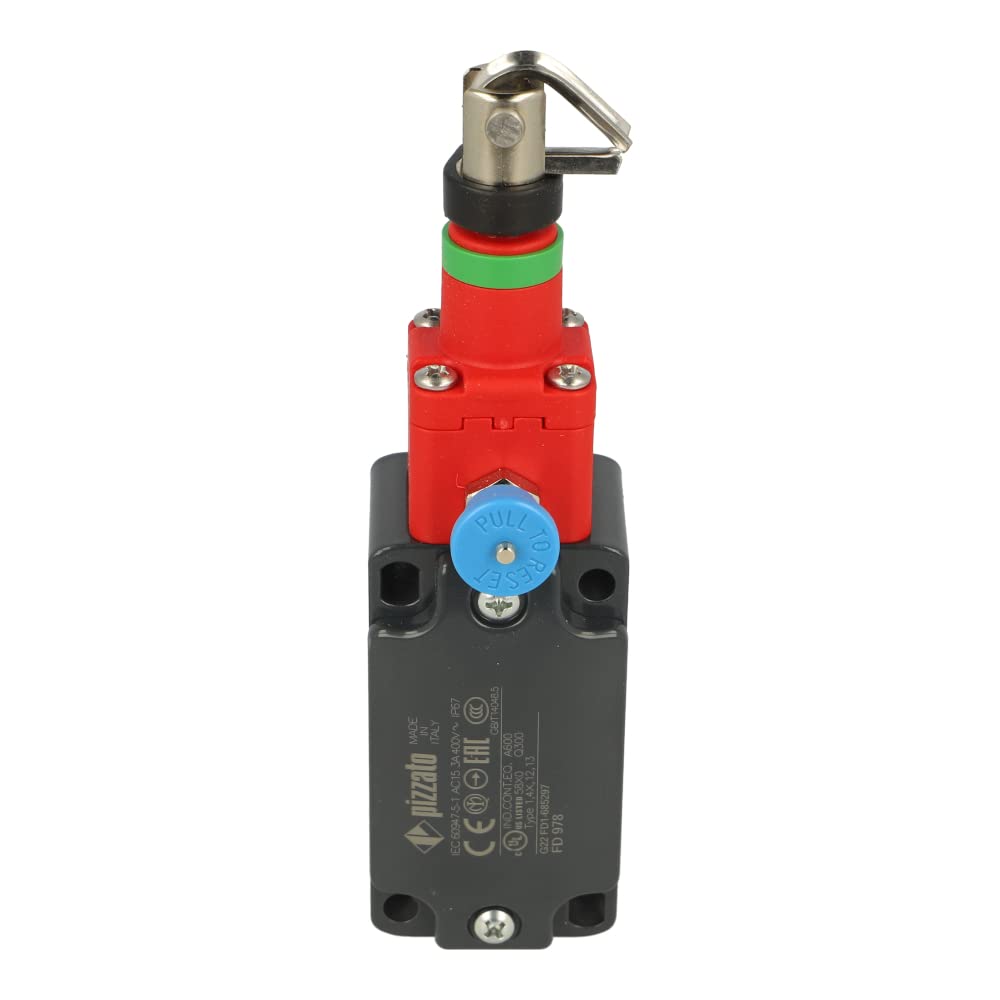 FD 978 | FD978 | PIZZATO Standard Rope Operated Safety Switch with 2 N/C Contacts & Reset Button