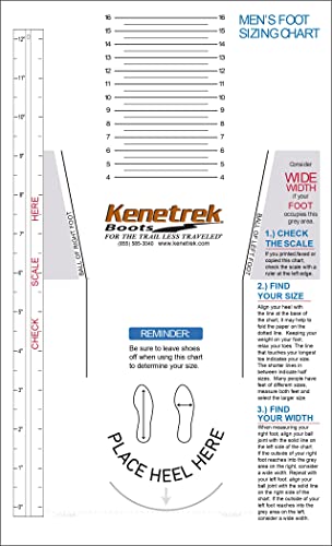 Kenetrek Men's Light Breathable Cushioned High Traction Bridger Low Leather Hiking Boots With Arch Support Size 12 Medium #TOP2