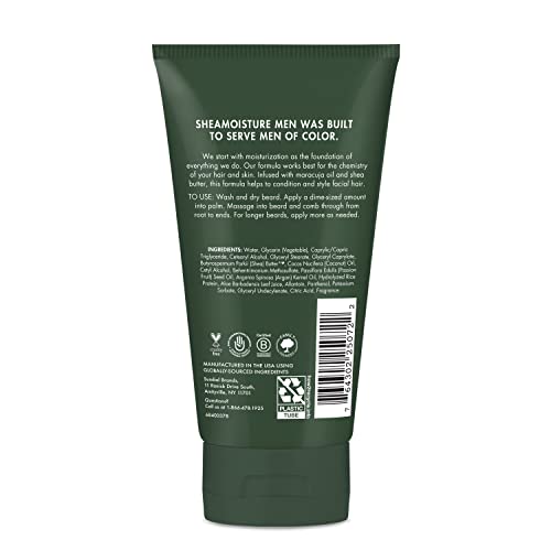 SheaMoisture Beard Conditioner, Full Beard Detangler for Full Beards, Maracuja Oil and Shea Butter, Paraben Free, 4 oz - image 2