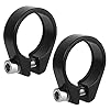2 Stuks Fiets Zadelpen Klem, Aluminium Zadelpen Kraag 27.2 Mm Quick Release Zadelpen Klem Zwart Fiets Zadelpen Buis Klem…
