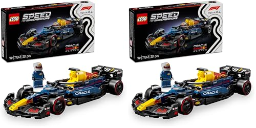 Image of LEGO Speed Champions Oracle Red Bull Racing RB20 F1 Race Car Vehicle Set 77243 Building Blocks for 18+ Gift (Pack of 2)