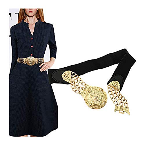 Stretch Belts For Women Luxury,VITOGIFTRIA Women Skinny Dress Belt For Ladies Fashion Elastic Waist Band Belts Buckle