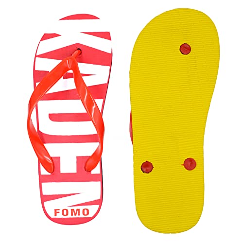 Image of POLITA Mens Red Kaden Flip Flops & Slippers