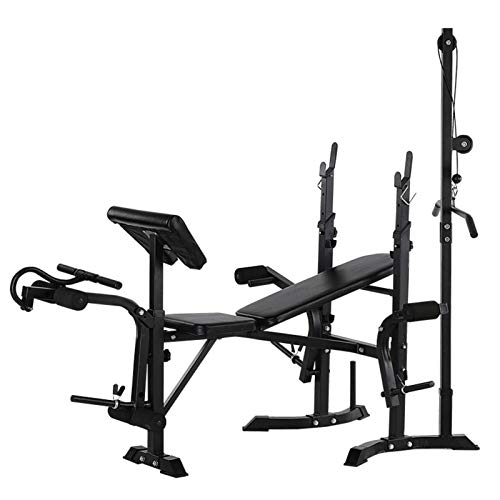 Adjustable Weight Bench Set,Strength Training Benches, Multifunctional Weight-Lifting Bed Weight-Lifting Machine Fitness Equipment for Home/Office/Gym