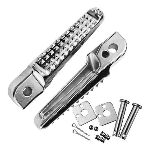 Repose-pieds moto pour remplacer des pédales usées et glissantes avec l'alliage d'aluminium