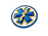 Full Color Tactical Mil-spec Monkey MSM Medic EMT Star Caduceus PVC Patch