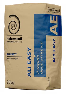 i.speed ALI EASY Premiscelato rapido, CEMENTO RAPIDO SACCO 25 KG, GRIGIO