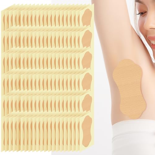 Pacify Underarm Sweat Pads for Women Men, Disposable Armpit Sweat Pads for Under Arms Sweating, Invisible Self-Adhesive Arm Pit Sweat Guards Patches for Clothing (120 PCS)