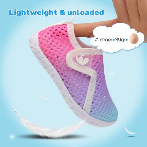 Image of FEETCITY Boys Girls Water Shoes Kids Aqua Socks Quick Dry Barefoot for Beach Swimming Pool