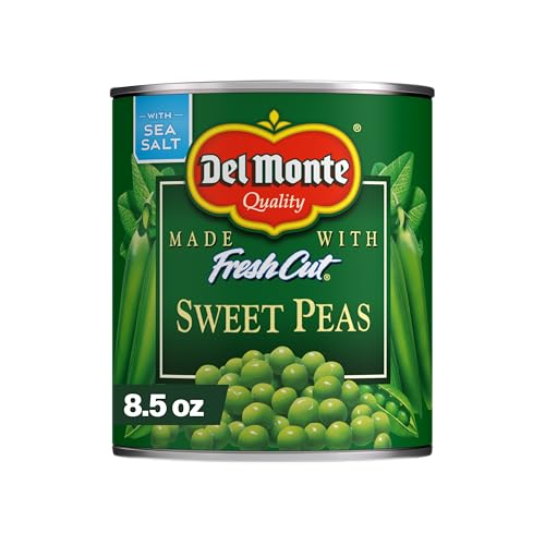 Image of DEL MONTE FRESH CUT Sweet Peas, Canned Vegetables, 8.5 oz Can