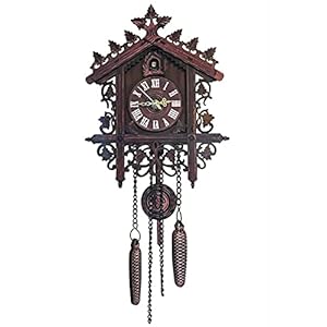 Koekoeksklok Retro, Retro Nordic Stijl Houten Muur Koekoeksklok voor Woonkamer Thuis Restaurant Cafe Hotel Decor Chic…