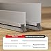 Flexible Door Bottom Seal Easy Install Tool for & Cold Draft Blockage Strong