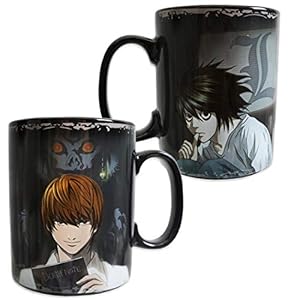 DEATH NOTE – Mug thermoréactif – 460 ml – Kira & L