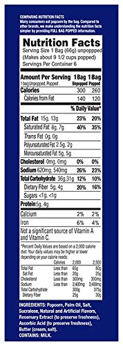 Pop Weaver Microwave Popcorn, Kettle Corn, 6-Count