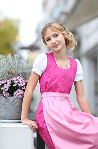 Robe costume traditionnel fille rose pour fêtes de famille Ramona Lippert - 5