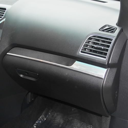 Image of YAMUDA Compatible with 37 PCS Decorative Interior Protection Carbon Fiber Sticker for Ford Explorer 2013-2019 (Black)