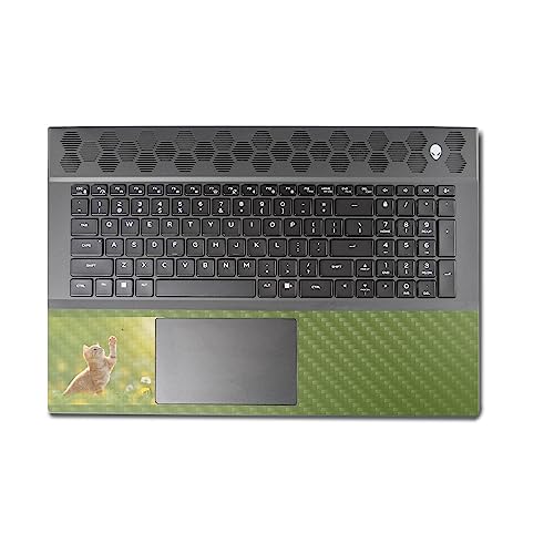 Image of MightySkins Carbon Fiber Skin Compatible with Alienware M18 R1 (2023) Full Wrap Kit - Kitty Dreams | Protective, Durable Textured Carbon Fiber Finish | Easy to Apply & Change Styles | Made in The USA